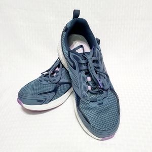 Skechers GO Run Consistent Lace-Up Sneakers - Blue / Purple Size  US 9M/ EUR 39